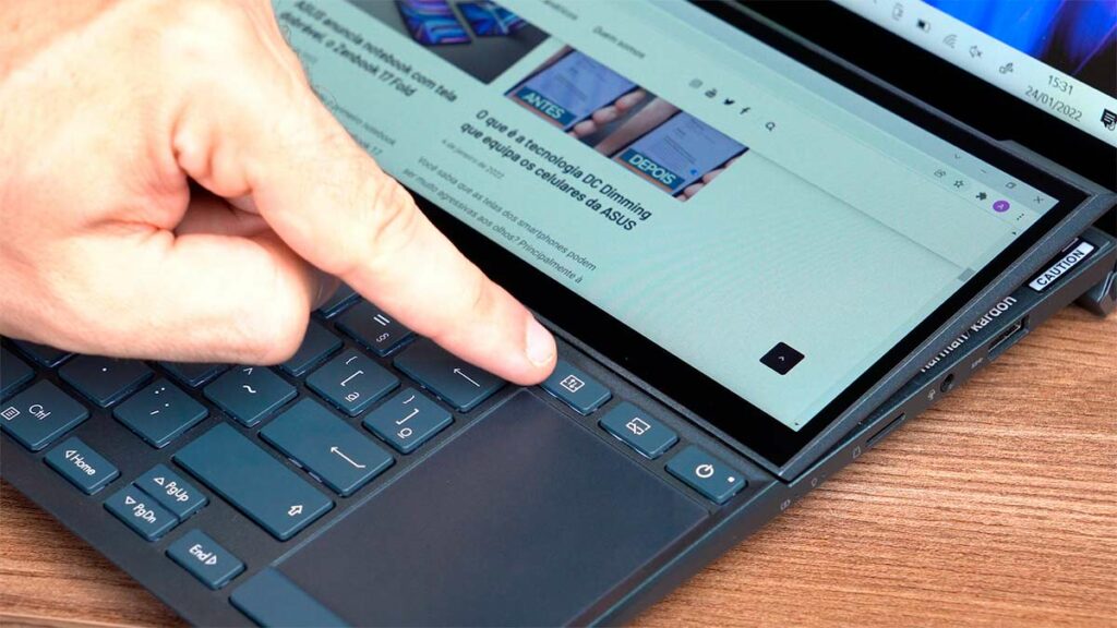 conheça screenpad plus