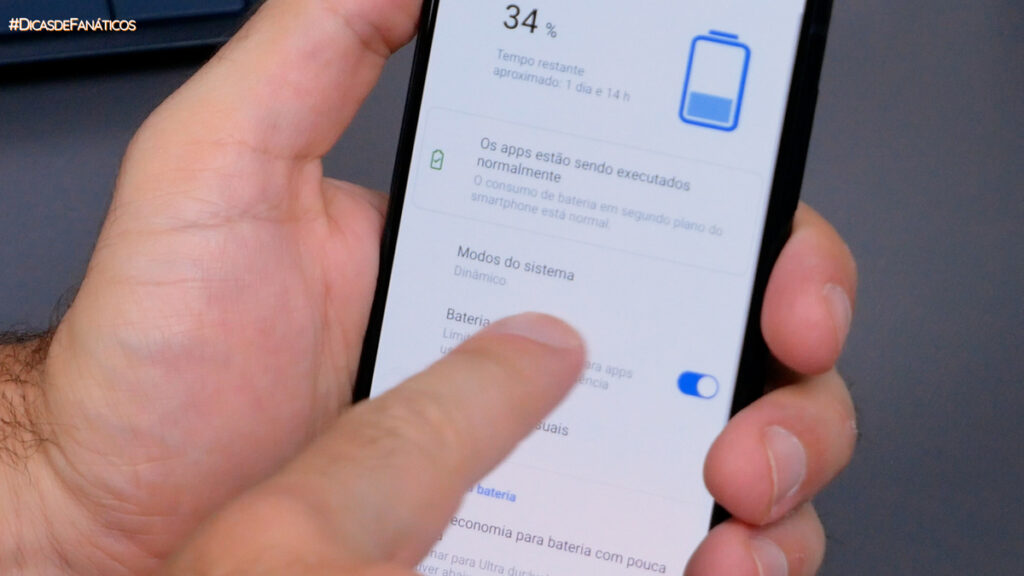 detalhe novos modos do sistema zenfone 8