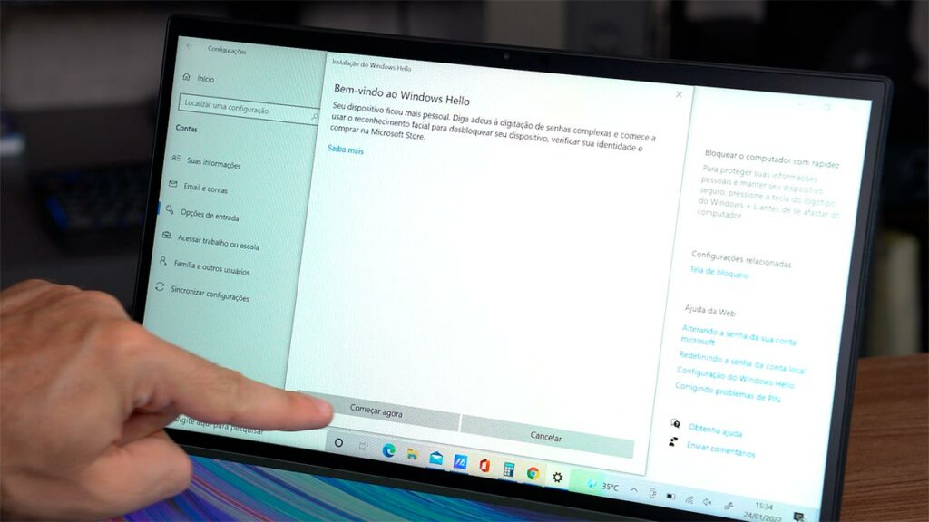 Como usar o Reconhecimento Facial do Windows