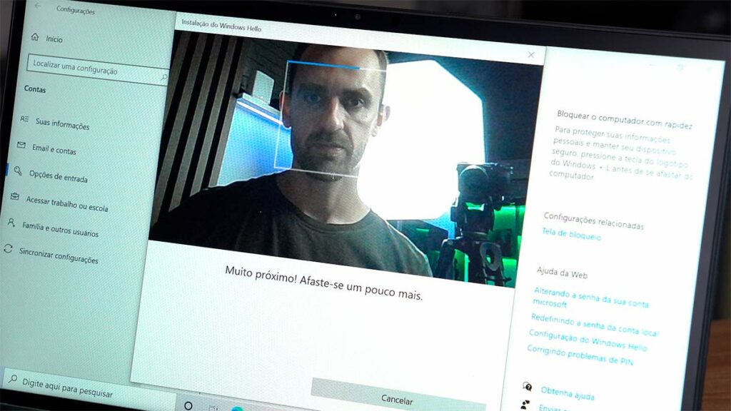 Como usar o Reconhecimento Facial do Windows