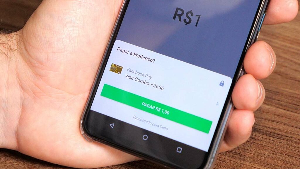 Confirmando envio de dinheiro dentro do WhatsApp Pagamentos