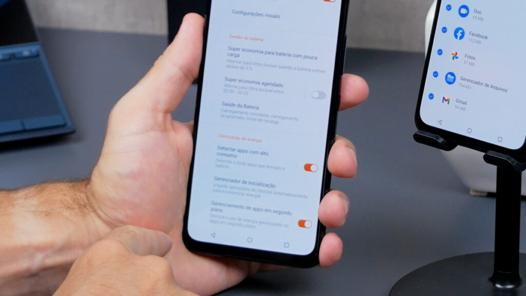 detalhe atalho gerenciador para economizar memória ram