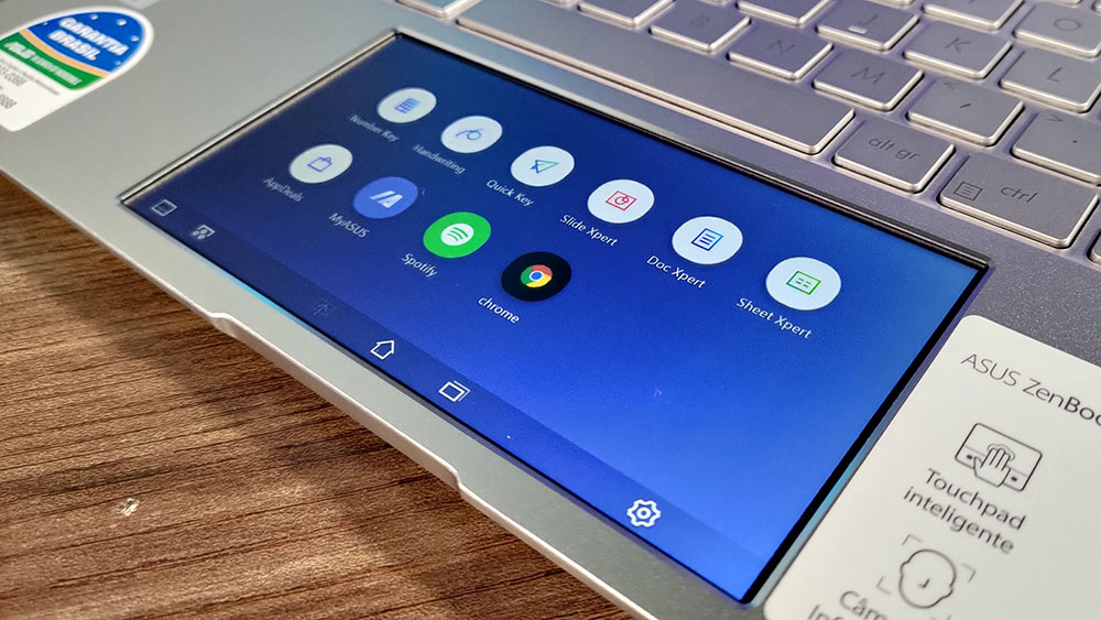 ScreenPad da linha ZenBook