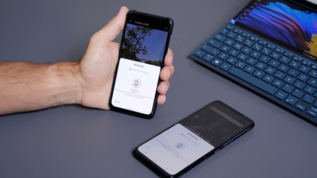 detalhe mais rápido que o bluetooth