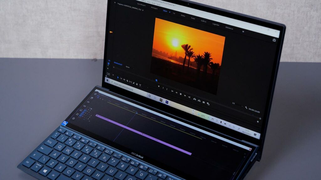 detalhe asus zenbook duo 14