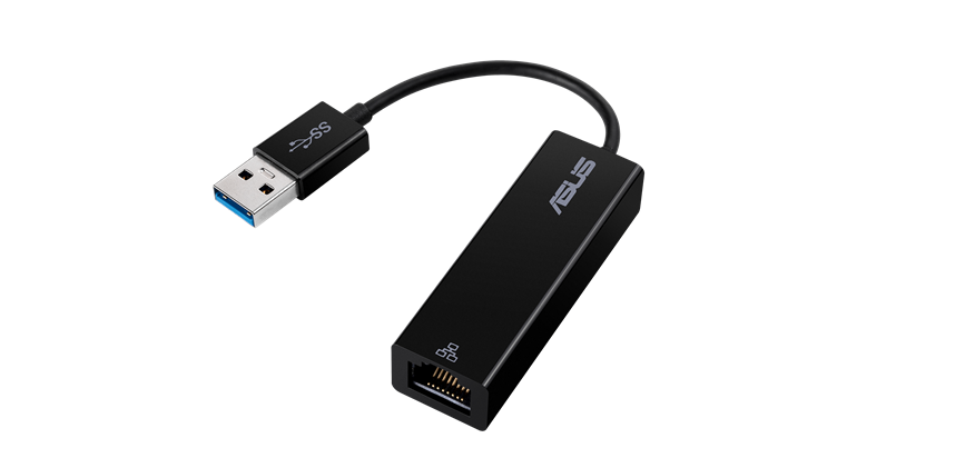 Adaptador USB em preto, um acessório para notebook que garante internet estável e rápida em qualquer lugar.